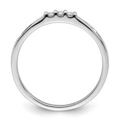 Sterling Silver Rhodium Plated Diamond Ring - 32