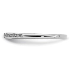 Sterling Silver Rhodium Plated Diamond Ring - 26