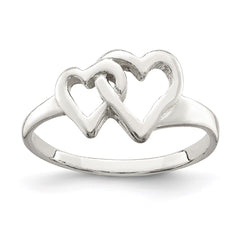 Sterling Silver Heart Ring - 7