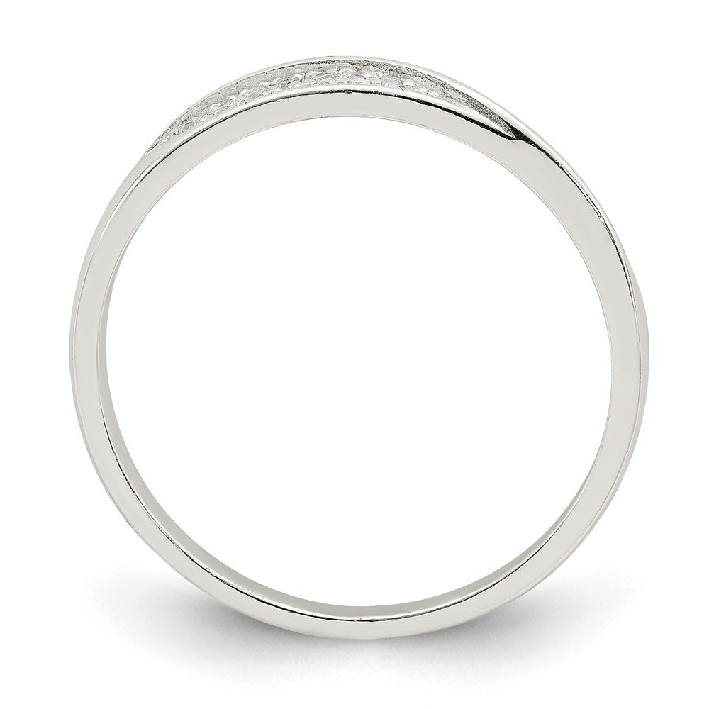 Sterling Silver CZ Ring - 20