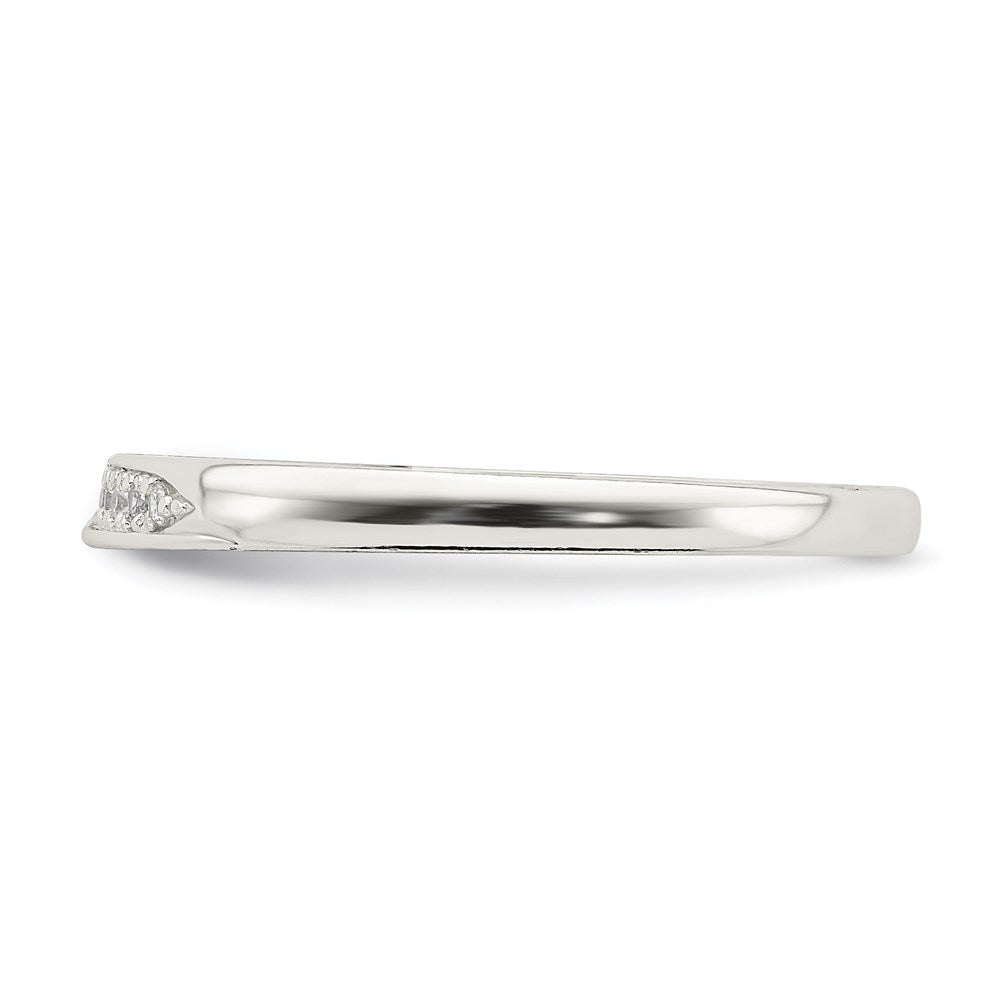 Sterling Silver CZ Ring - 20