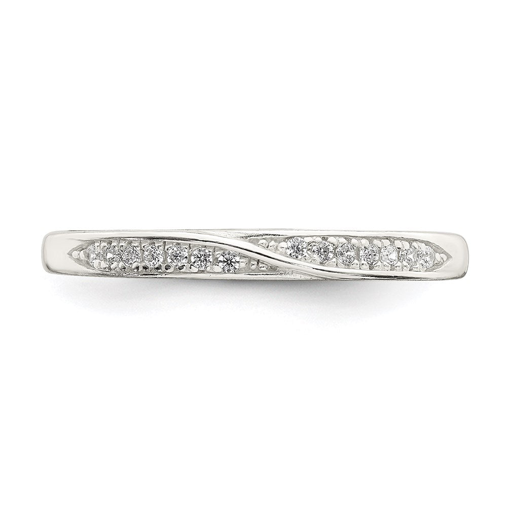 Sterling Silver CZ Ring - 20