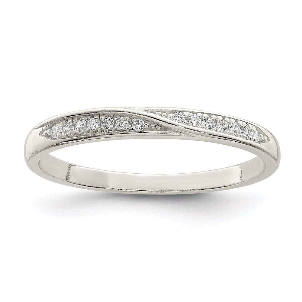Sterling Silver CZ Ring - 20
