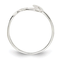 Sterling Silver Polished Star & Moon Ring - 2