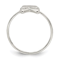 Sterling Silver Polished Skull & Crossbones Ring - 2
