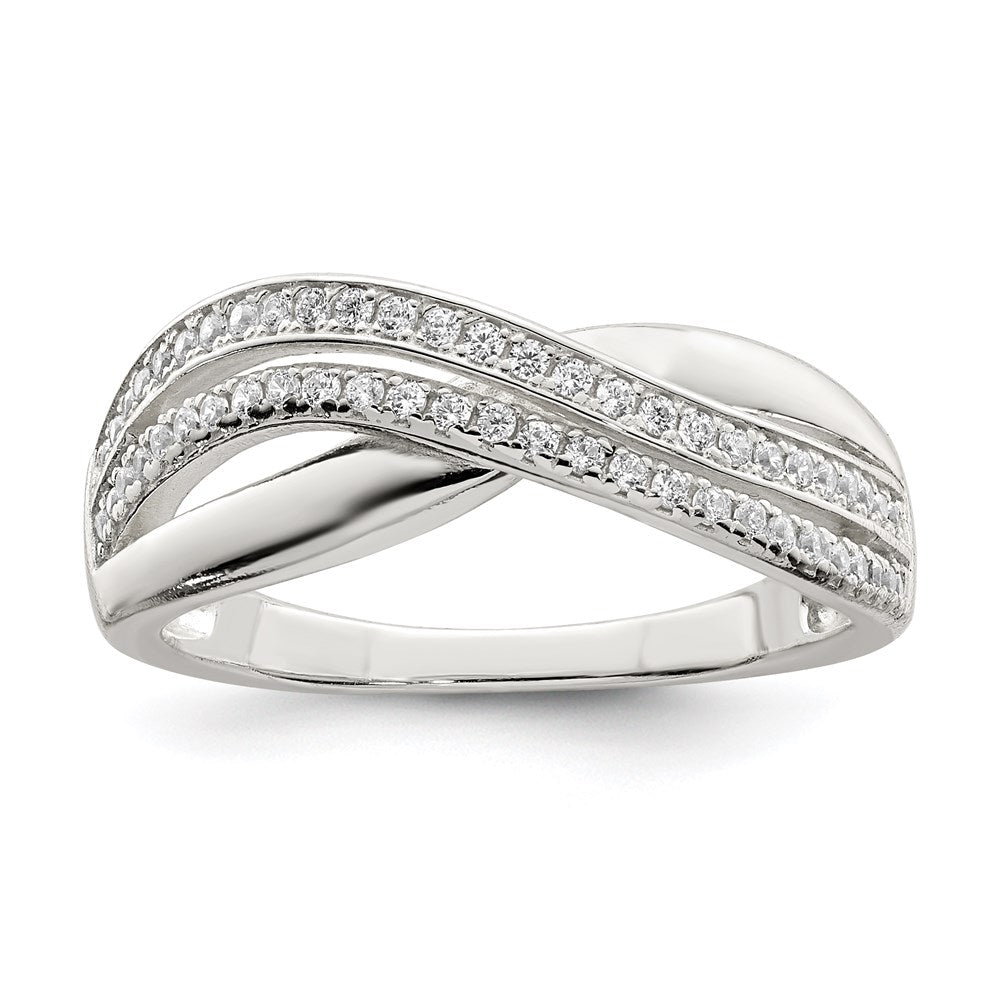 Sterling Silver and CZ Ring - 3