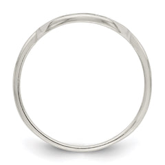 Sterling Silver Polished Tree Ring - 3