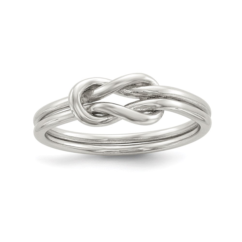 Sterling Silver Love Knot Ring - 2