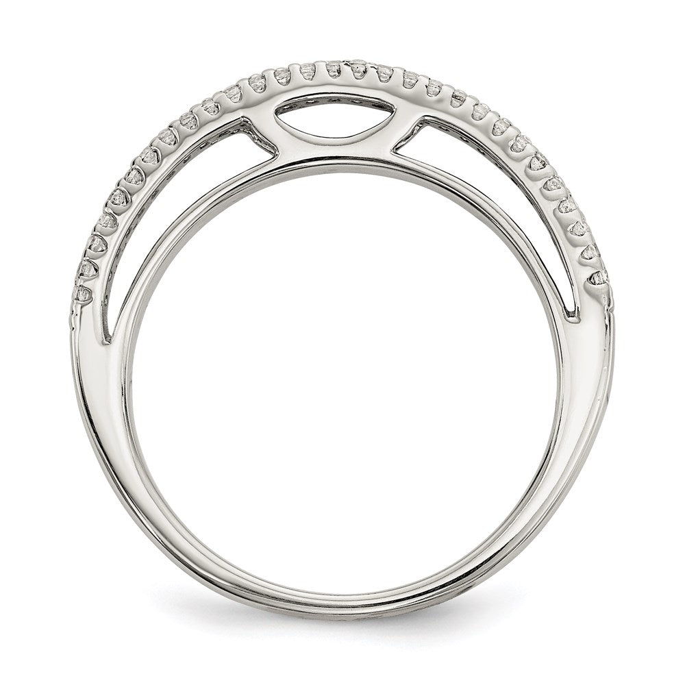 Sterling Silver CZ Ring - 25