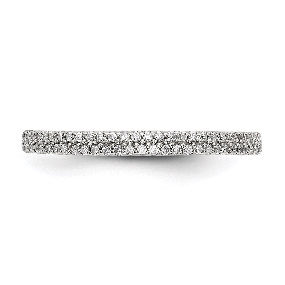 Sterling Silver CZ Ring - 25