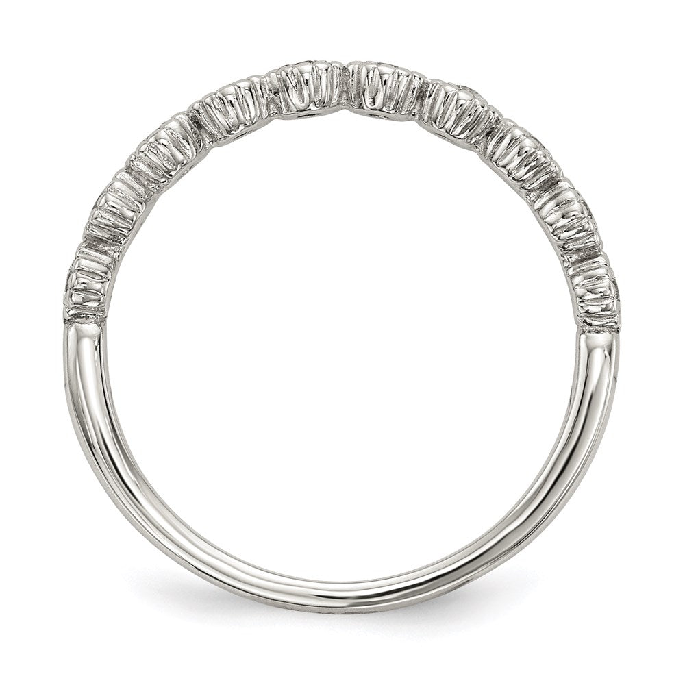 Sterling Silver CZ Ring - 27
