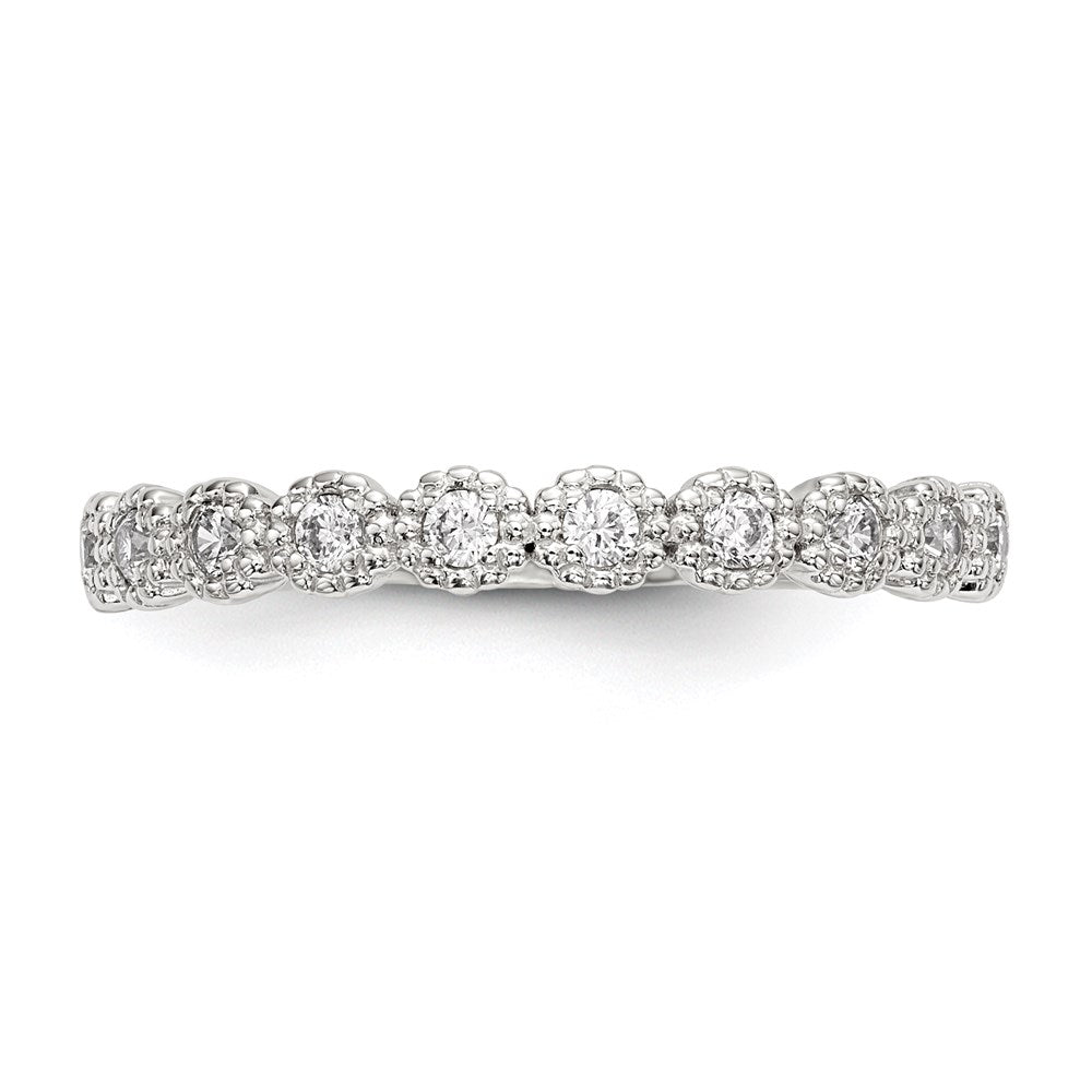 Sterling Silver CZ Ring - 27