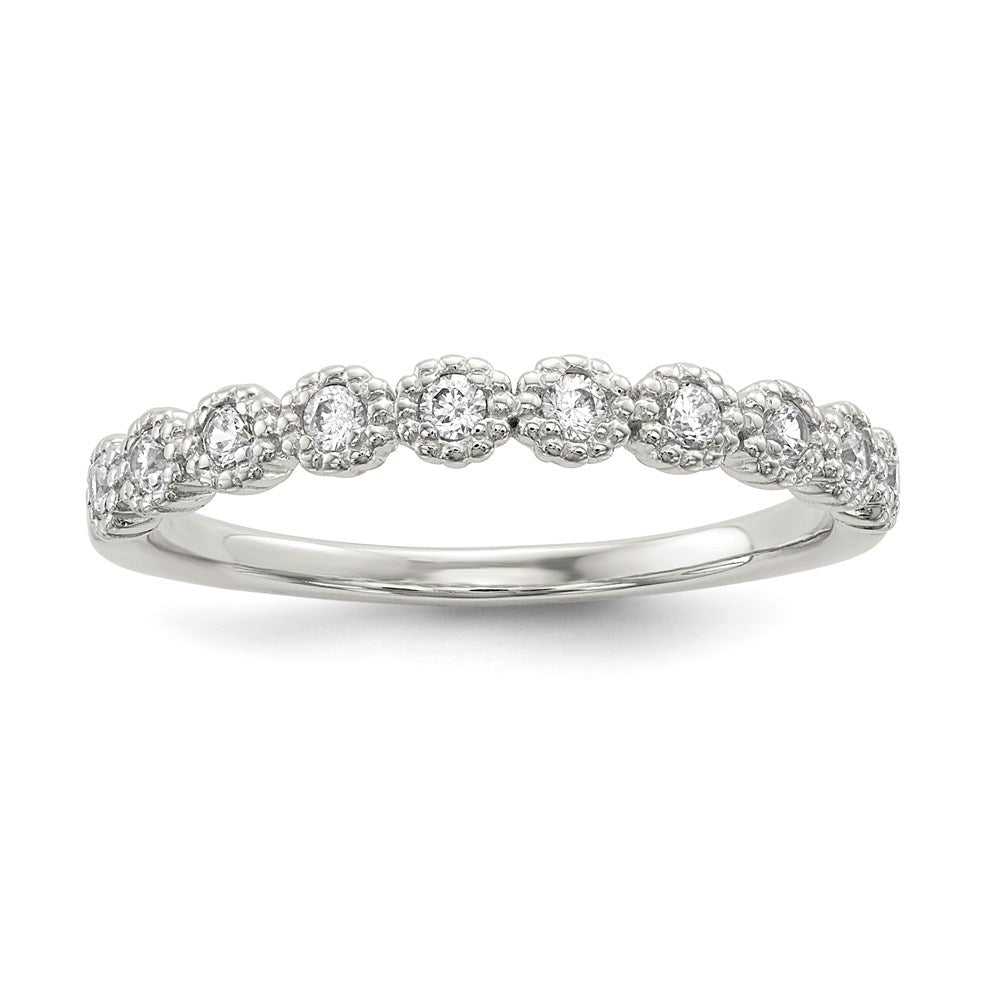 Sterling Silver CZ Ring - 27