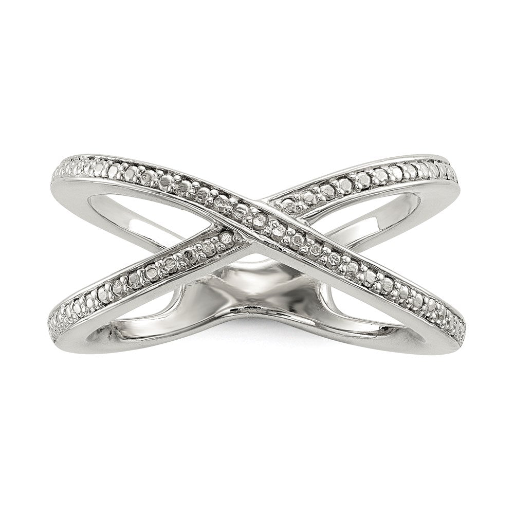 Sterling Silver Diamond Accent Ring - 2