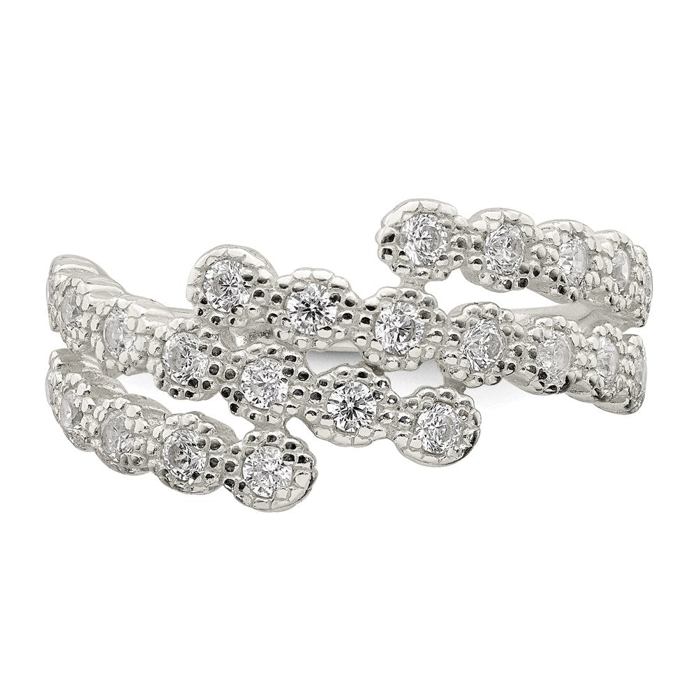 Sterling Silver CZ Ring - 29