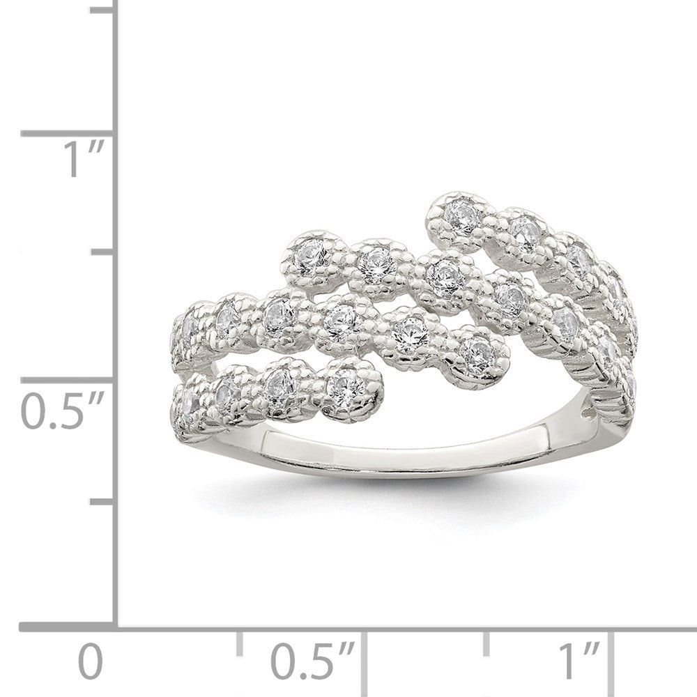 Sterling Silver CZ Ring - 32