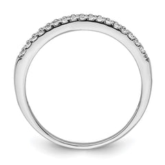 Sterling Silver Rhodium-Plated CZ Ring - 2