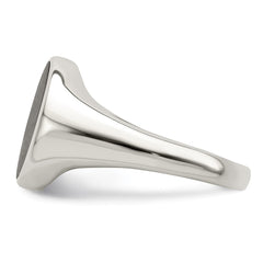Sterling Silver Onyx Inlay Ring - 3