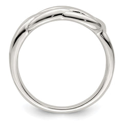 Sterling Silver Polished Celtic Knot Ring - 2