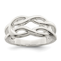 Sterling Silver Polished Celtic Knot Ring - 2