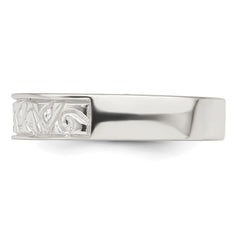Sterling Silver Polished CZ Fancy Design Ring - 3