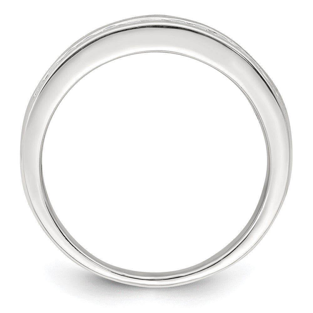 Sterling Silver CZ Ring - 44