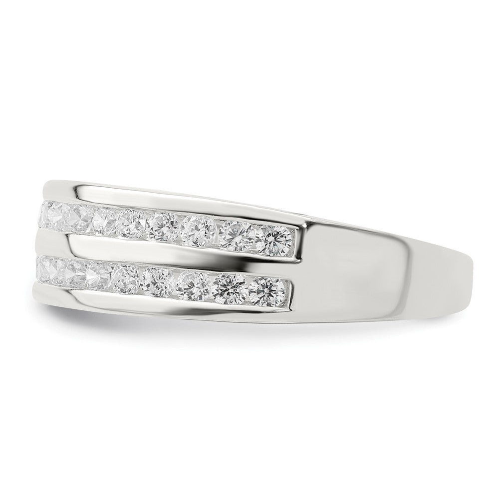Sterling Silver CZ Ring - 44