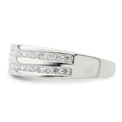 Sterling Silver CZ Ring - 44