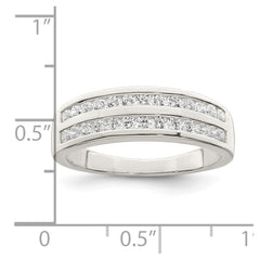 Sterling Silver CZ Ring - 44