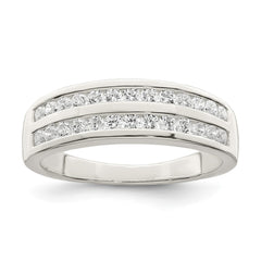 Sterling Silver CZ Ring - 44