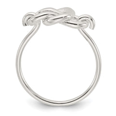 Sterling Silver Polished Fancy Knot Ring - 3