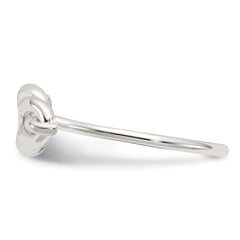 Sterling Silver Polished Fancy Knot Ring - 3