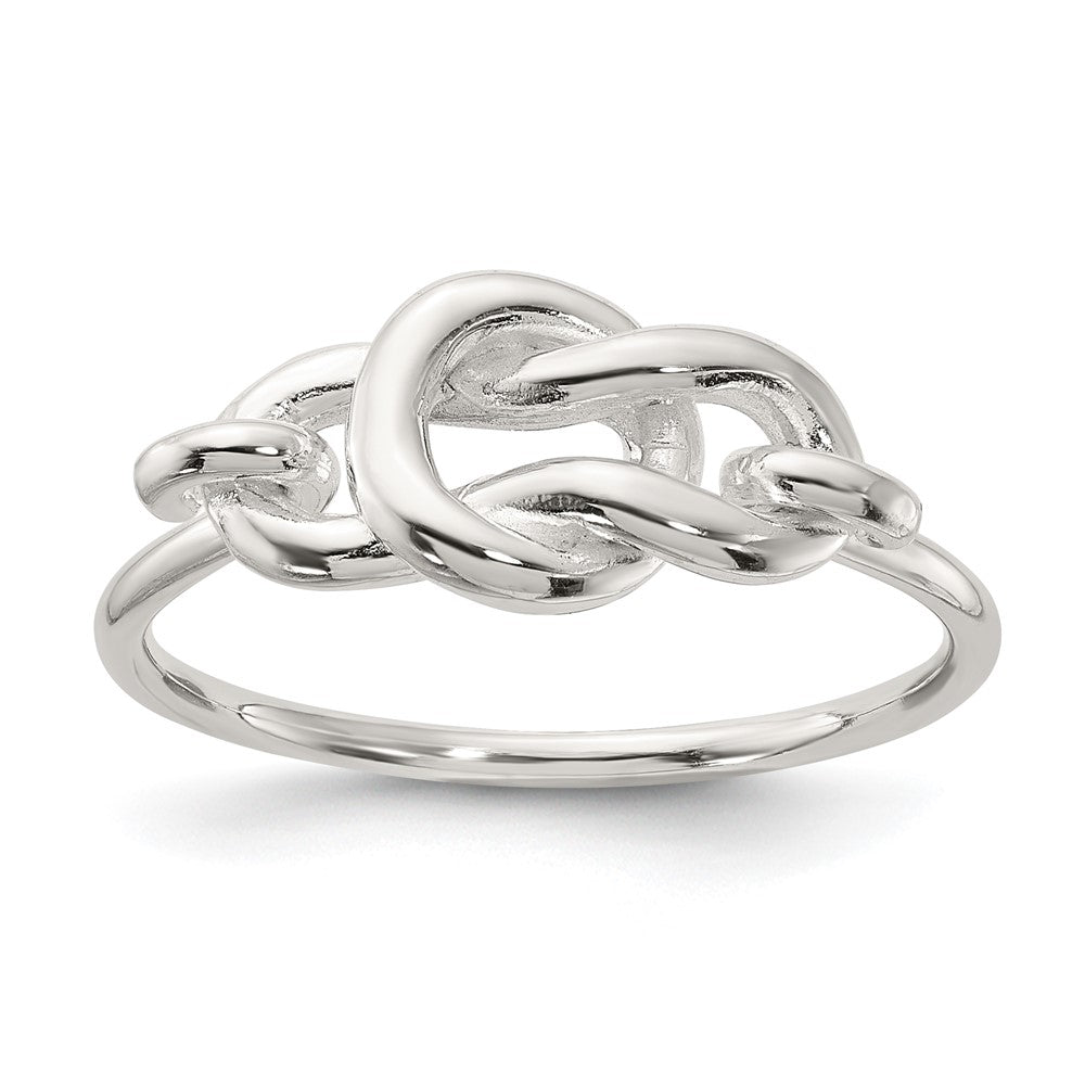 Sterling Silver Polished Fancy Knot Ring - 3