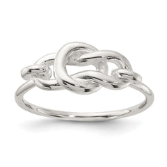 Sterling Silver Polished Fancy Knot Ring - 3
