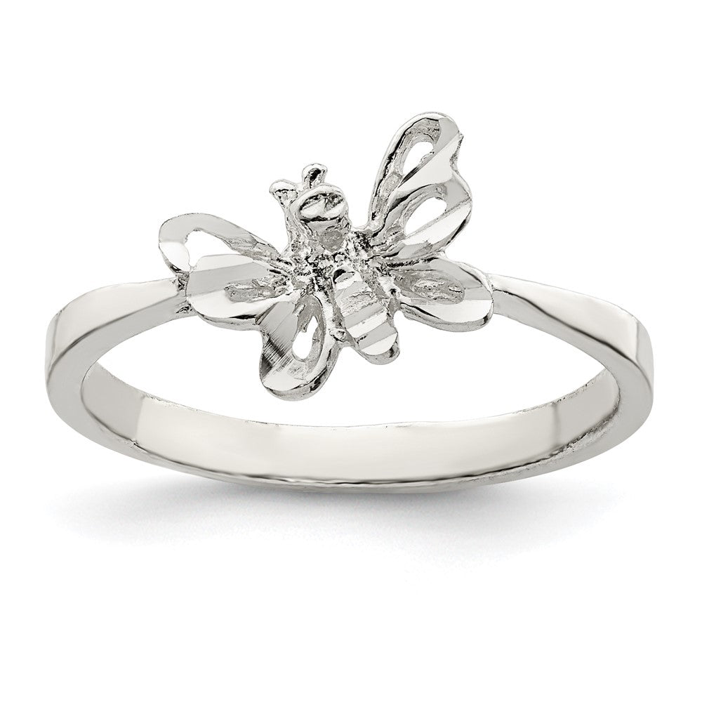 Sterling Silver Butterfly Ring - 3