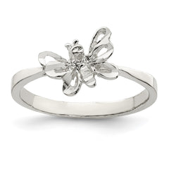 Sterling Silver Butterfly Ring - 3