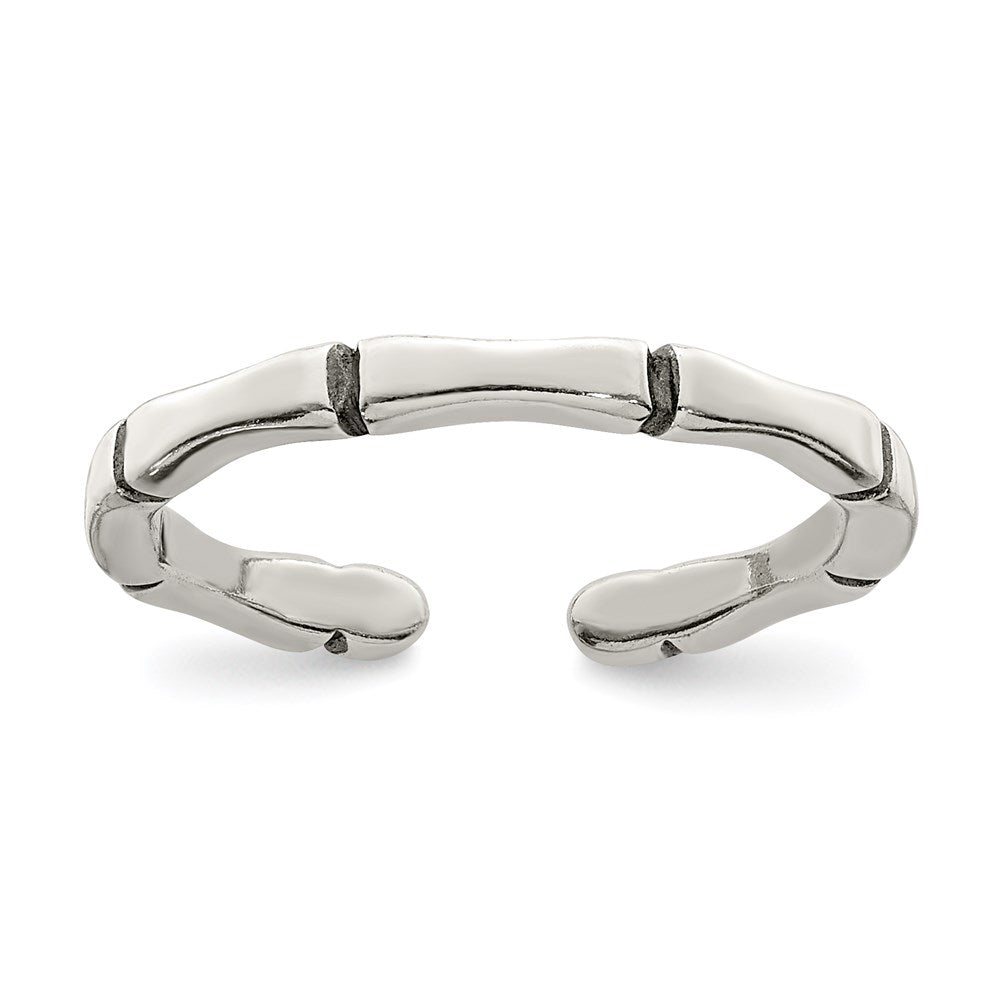 Sterling Silver Solid Toe Ring - 4