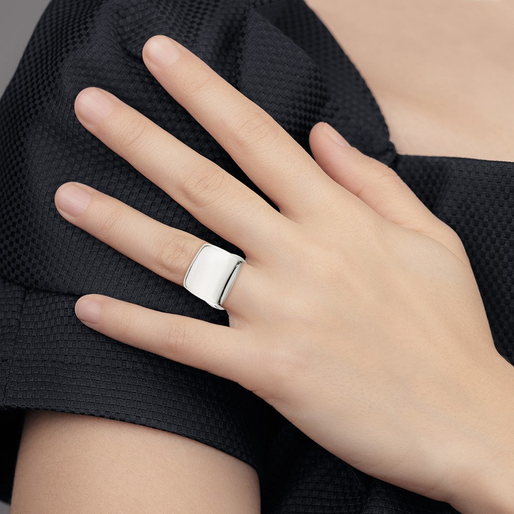 Sterling Silver Solid Ring - 6