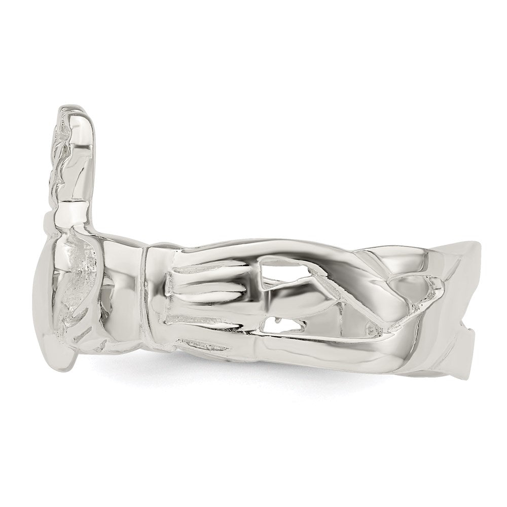 Sterling Silver Claddagh Ring - 20