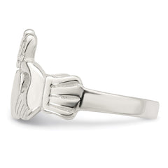 Sterling Silver Claddagh Ring - 21