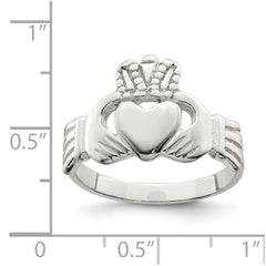 Sterling Silver Claddagh Ring - 21