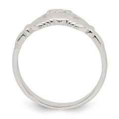 Sterling Silver Claddagh Ring - 18