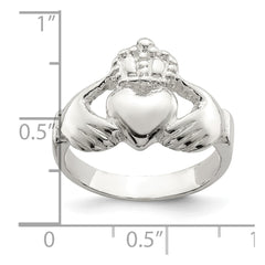 Sterling Silver Claddagh Ring - 19