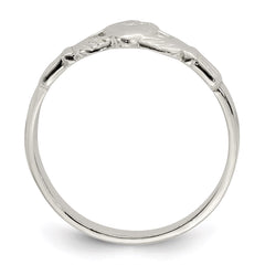 Sterling Silver Solid Claddagh Ring - 9