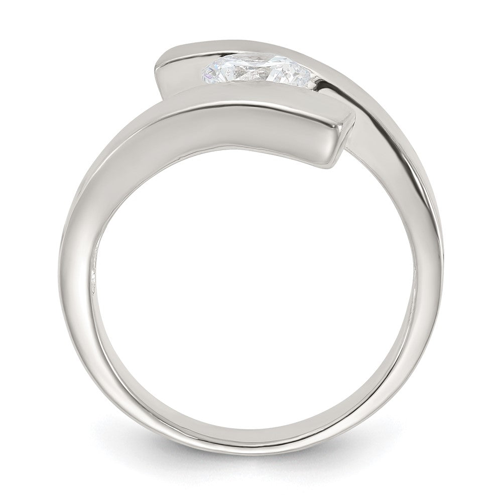 Sterling Silver CZ Ring - 23