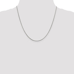 Sterling Silver 1mm Round Franco Chain - 7