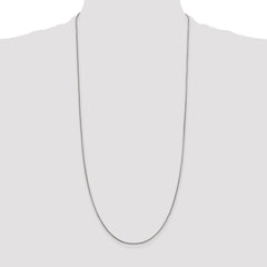 Sterling Silver 1mm Round Franco Chain - 6