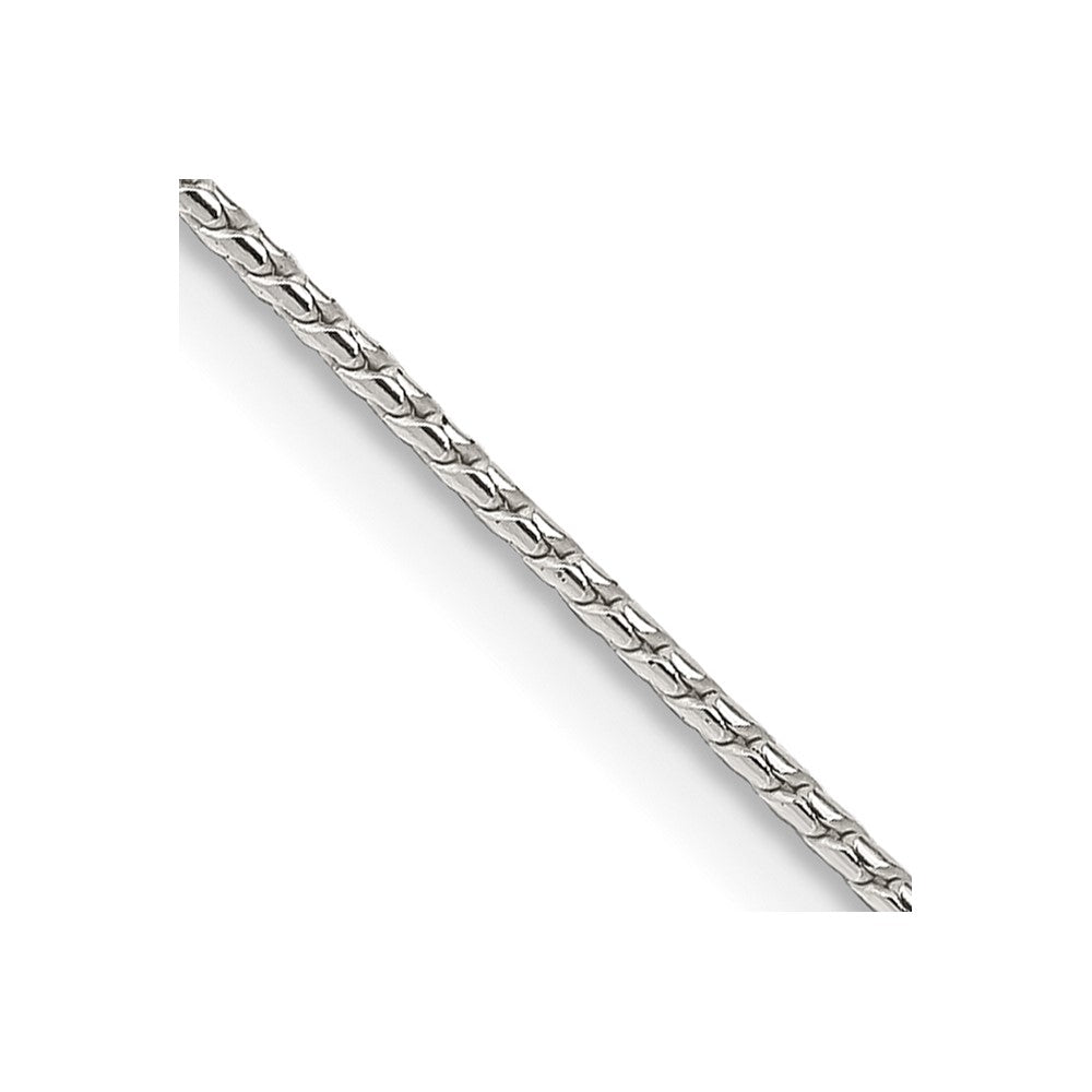 Sterling Silver 1mm Round Franco Chain - 6