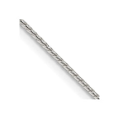 Sterling Silver 1mm Round Franco Chain - 7