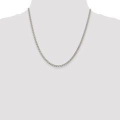 Sterling Silver 3.3mm Rambo Chain - 3